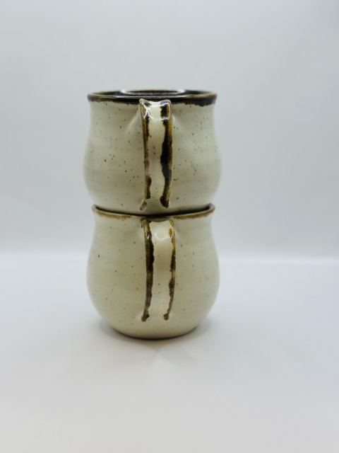 Kubek ceramiczny, kremowy ok 300ml